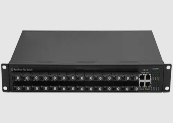 BỘ CHUYỂN ĐỔI ETHERNET SỢI SỢI Loại 1U với 28 10/100FX + 4 10/100/1000BASE-T(X)