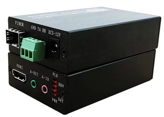 1080P HDMI Fiber Converter Audio hai chiều RS232 qua Fiber Optic Extender
