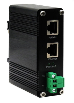 DIN-Rail Industrial 802.3bt Gigabit PoE++ Splitter Điện áp đầu ra 24VDC