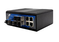 Bộ chuyển mạch cáp quang Ethernet 10 cổng với 6 cổng SFP và 4 cổng ethernet
