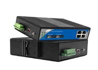 Bộ chuyển mạch cáp quang Ethernet phân tầng công nghiệp 10/100 / 1000Mbps 4 cổng Ethernet và 2 cổng quang