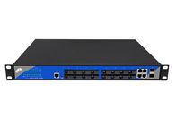 Bộ chuyển mạch cáp quang Ethernet giá đỡ 16 10 / 100M quang 2 cổng Gigabit SFP 4 cổng Gigabit Ethernet