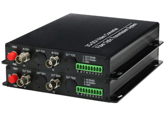 Bộ chuyển đổi 2CH 3G SDI HD SDI sang cáp quang 2 BNC 1 cổng quang
