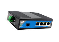Bộ chuyển mạch cáp quang SFP 4 cổng công nghiệp Gigabit 1 cổng SFP 4 cổng Ethernet