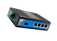 Bộ chuyển mạch Ethernet không được quản lý công nghiệp 1000M Gigabit 1 Khe cắm SFP 4 Cổng Ethernet