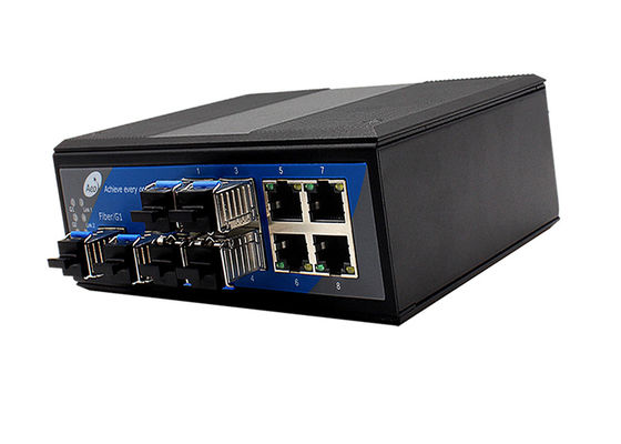 Bộ mở rộng IPC Bộ chuyển mạch POE được cấp nguồn DC 250m 10 cổng 48V