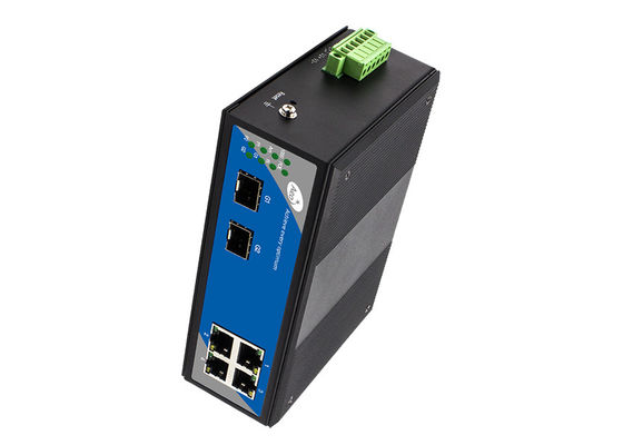 Bộ chuyển mạch POE thông minh 4 cổng Gigabit Web với 2 khe cắm SFP