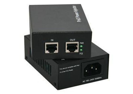 Đầu phun POE 52V RJ45 Gigabit, Đầu phun POE Midspan End Span
