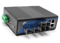 Bộ chuyển mạch cáp quang SFP để bàn 2 Gigabit SFP 4 10 / 100Mbps Ethernet 4 10 / 100Mbps SFP