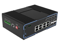 Bộ chuyển mạch cáp quang SFP được quản lý IP40 với 8 cổng Ethernet 10/100 / 1000Mbps