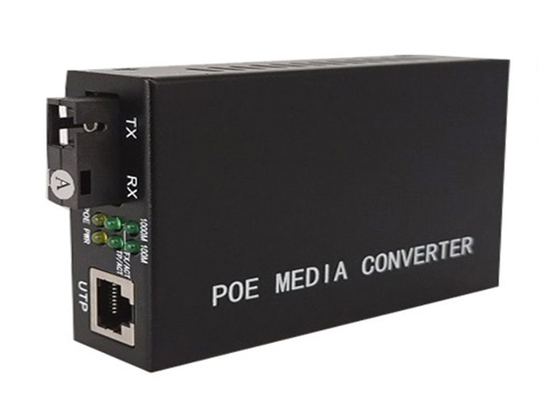 1 Bộ chuyển đổi phương tiện quang qua cổng Ethernet POE 1 Cổng quang 1310 / 1550nm