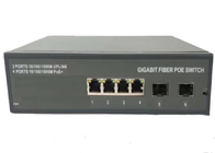 Bộ chuyển mạch cáp quang Full Gigabit POE SFP Bộ chuyển mạch Ethernet Poe 4 cổng với 2 Sfp