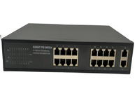 Bộ chuyển mạch POE Gigabit Ethernet với 16 cổng POE 2 cổng đường lên