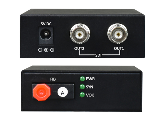 Bộ ghép kênh cáp quang 3G HD SDI, Bộ chuyển đổi video sợi quang FCC đã được phê duyệt