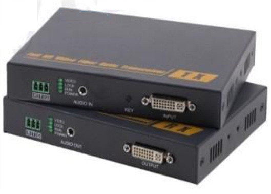 DVI đến Fiber Converter Optical Audio DVI KVM Fiber Optic Extender với điều khiển KVM