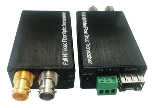 Chuyển đổi sợi sợi 3G-SDI với bộ truyền quang sợi quang HD / SD / 3G SDI Fiber Extender