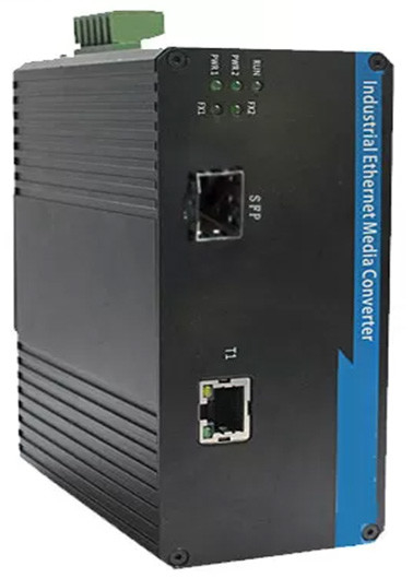 Công nghiệp SFP Fiber Switch 1 cổng 100BASE SFP + 1 cổng 10 / 100BASE-T