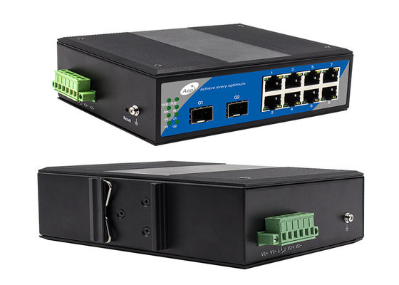 Bộ chuyển mạch Ethernet SFP được quản lý Bộ chuyển mạch 8 cổng Gigabit POE 8 cổng Ethernet 2 SFP